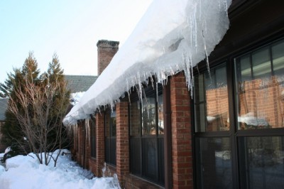Snow - icicles